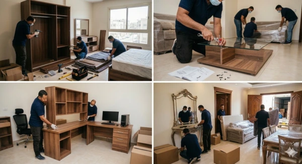 فك وتركيب جميع أنواع الأثاث
